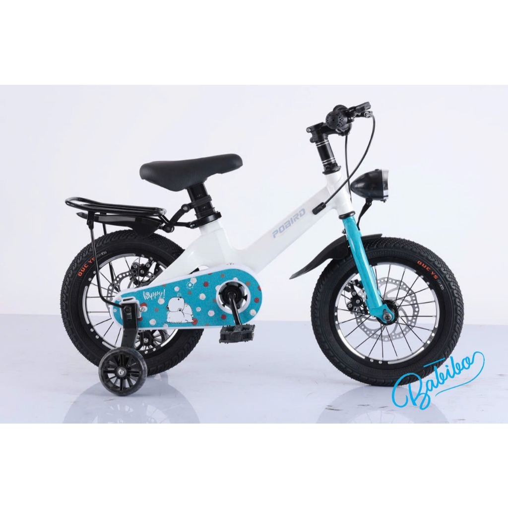 Xe đạp trẻ em khung nhôm phanh đĩa, xe đạp cho bé BABIBOKIDS từ 2 đến 12 tuổi (HÀNG CAO CẤP)