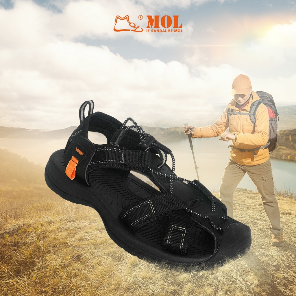 Ảnh Sandal nam Vento bít mũi NV7606G màu xám có big size 44 45 | Vento  NV7606 SD7606 4