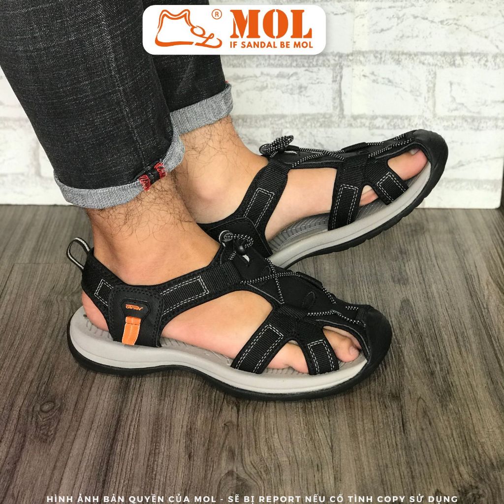Ảnh Sandal nam Vento bít mũi NV7606G màu xám có big size 44 45 | Vento  NV7606 SD7606 3