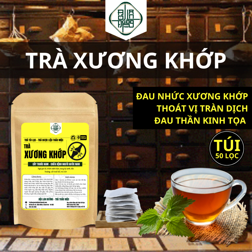 Trà Xương Khớp - Bội Lan Đường - Túi 50 lọc