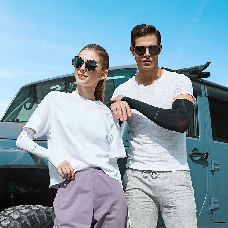 Găng Tay Chống Nắng Nam Nữ UV UPF50+ Cao Cấp Luxury Xỏ Ngón, Không Xỏ Ngón Thun Lạnh Co Giãn 4 Chiều