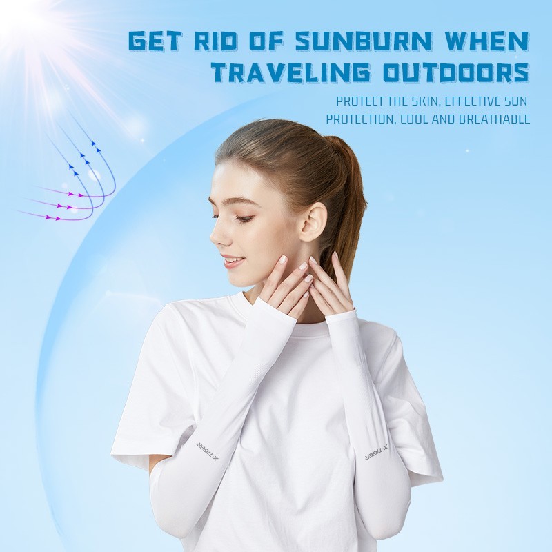 Găng Tay Chống Nắng Nam Nữ UV UPF50+ Cao Cấp Luxury Xỏ Ngón, Không Xỏ Ngón Thun Lạnh Co Giãn 4 Chiều