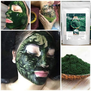 Bột tảo xoắn Spirulina giúp giảm mụn, kháng viem, ngăn ngừa mụn sử dụng trong spa TMV bịch 100 gram