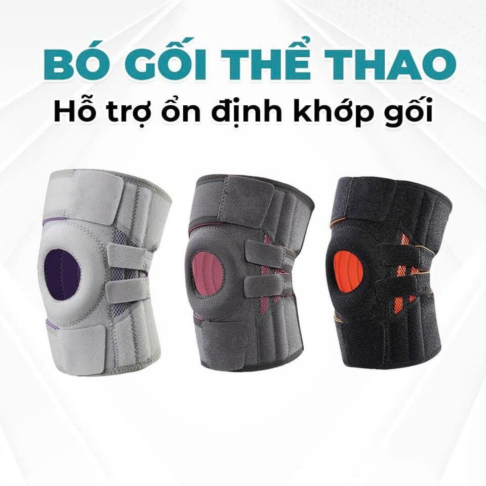 Băng Bảo Vệ Đầu Gối GOOD 830 Cao Cấp Bó Gối Thể Thao Có Thanh Trợ Lực Giúp Phòng Tránh Chấn Thương Khi Chơi Thể Thao