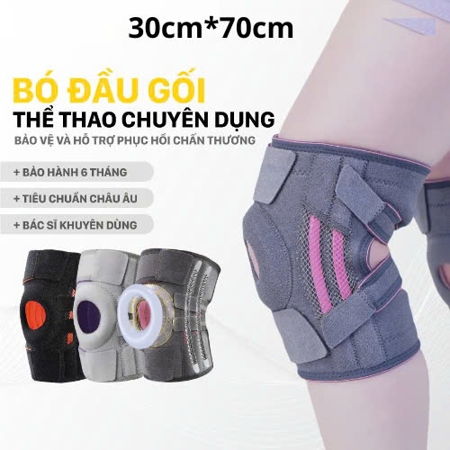 Băng Bảo Vệ Đầu Gối GOOD 830 Cao Cấp Bó Gối Thể Thao Có Thanh Trợ Lực Giúp Phòng Tránh Chấn Thương Khi Chơi Thể Thao