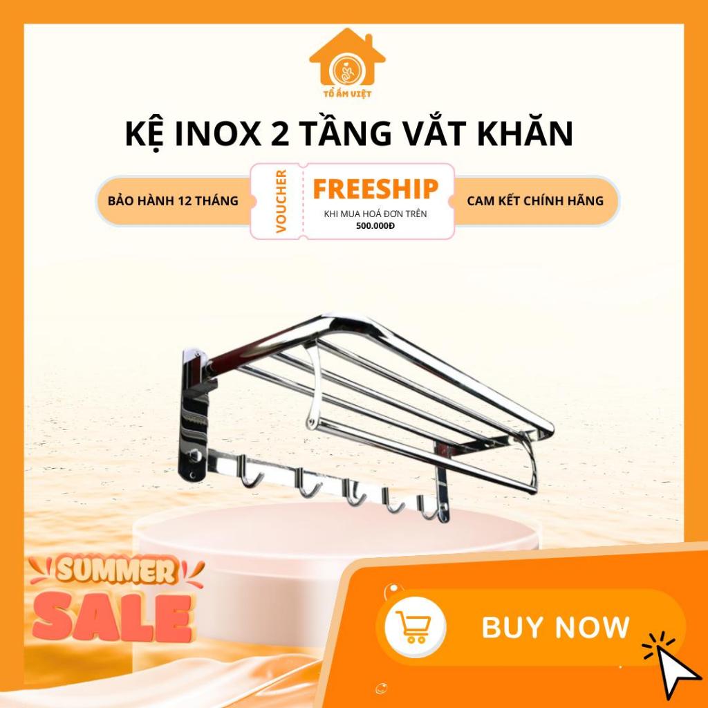 Kệ treo inox 304 cao cấp 2 tầng gấp gọn tiện lợi | Shopee Việt Nam