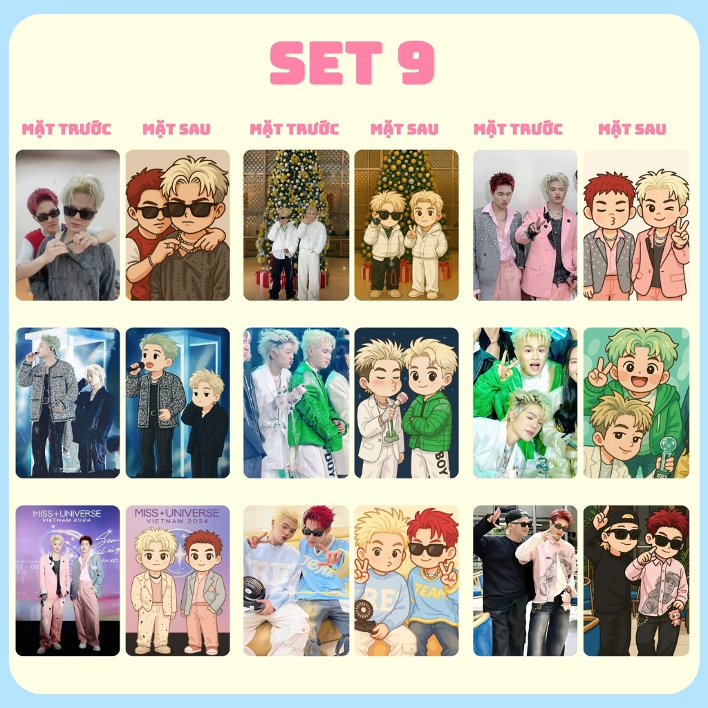 Set 9 card bo góc RHYCAP TooYoo BK01507 | Shopee Việt Nam