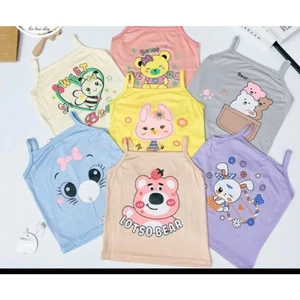 combo 3 áo 2 dây thun lạnh cho bé gái size 6-18kg