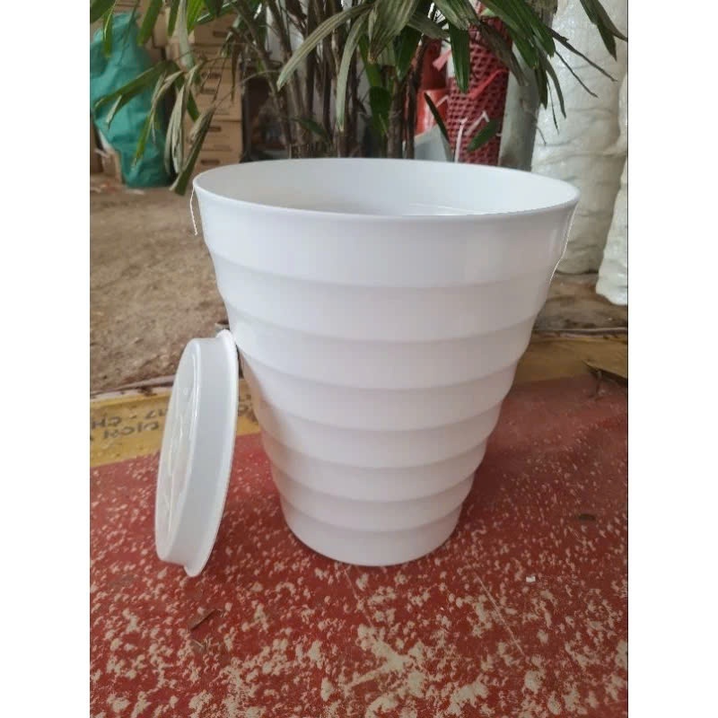 Chậu nhựa Tròn (36x32)cm trồng cây thật ,cây giả đủ size