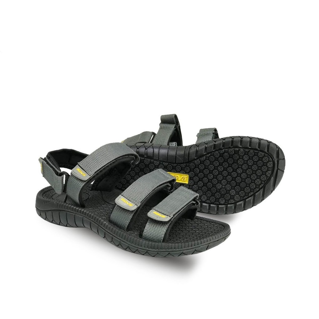 Ảnh Sandal nam Rova 3 quai ngang RV39-1G màu xám 3