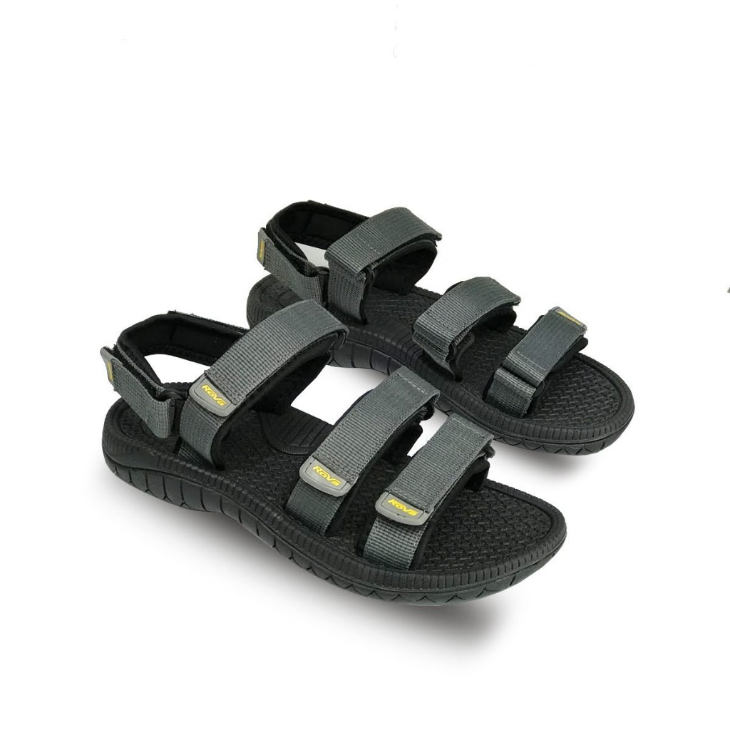 Ảnh Sandal nam Rova 3 quai ngang RV39-1G màu xám 2
