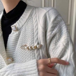 Ghim Cài Quần Áo / Chân Váy Đính Ngọc Trai Chống Trượt Tiện Dụng [MẪU BẤT KÌ]