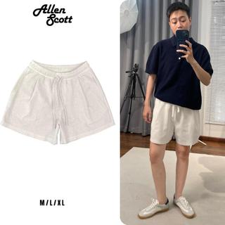 [Mở Bán] Quần Đùi Short Nam Vải Đũi LINEN Trên Gối lưng chun phong cách Old Money NAM