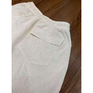 [Mở Bán] Quần Đùi Short Nam Vải Đũi LINEN Trên Gối lưng chun phong cách Old Money NAM