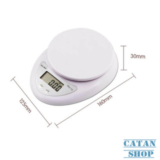 Cân Điện Tử, Cân Tiểu Ly Nhà Bếp 5kg Mini WH-B05 -Cân Thực Phẩm Làm Bánh, Tự Động Tắt-GD829-CanTL5kg