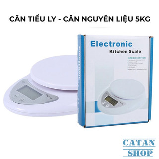 Cân Điện Tử, Cân Tiểu Ly Nhà Bếp 5kg Mini WH-B05 -Cân Thực Phẩm Làm Bánh, Tự Động Tắt-GD829-CanTL5kg