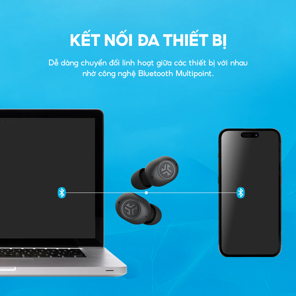 Tai Nghe Bluetooth JLab JBuds Mini True Wireless - Siêu Nhỏ Gọn, Nhét Tai, Pin 20H, Móc Khóa Tiện Lợi Chính Hãng | BigBuy360 - bigbuy360.vn