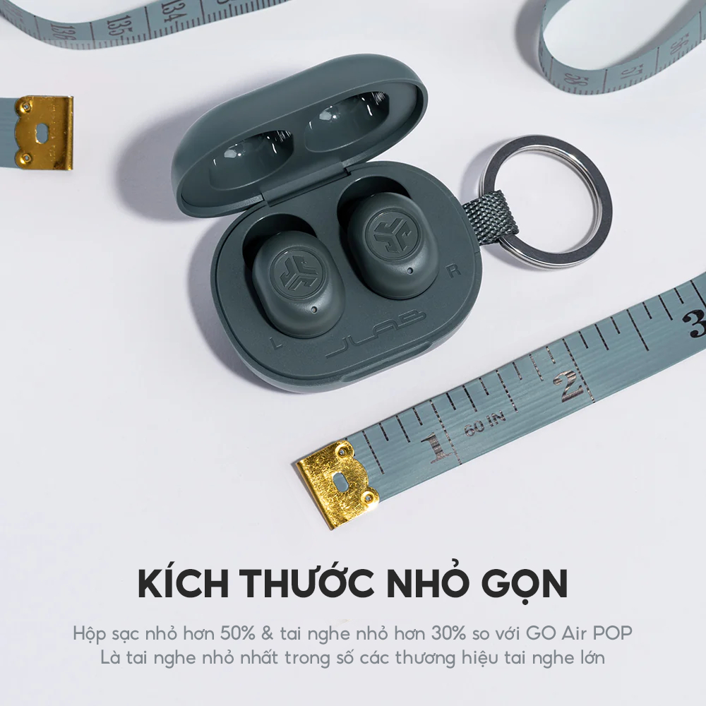 Tai Nghe Bluetooth JLab JBuds Mini True Wireless - Siêu Nhỏ Gọn, Nhét Tai, Pin 20H, Móc Khóa Tiện Lợi Chính Hãng | BigBuy360 - bigbuy360.vn