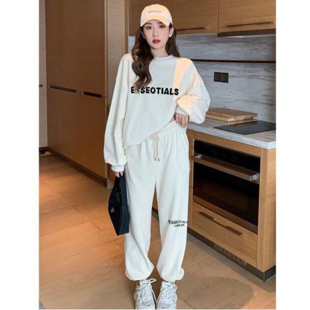 [GIÁ HÓT] Đồ bộ quần áo dài thu đông chất nỉ kiểu dáng thể thao thời trang nam nữ ESSE0 - unisex SSL