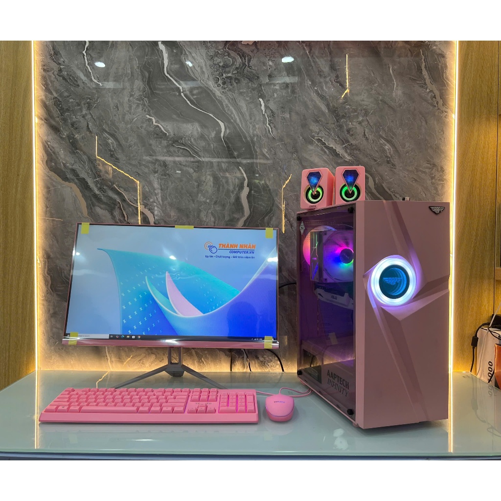 Trọn Bộ Máy Tính Chơi Game Full Hồng i7 4770 |16GB | 512GB | GTX