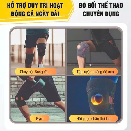 Băng Bảo Vệ Đầu Gối GOOD 830 Cao Cấp Bó Gối Thể Thao Có Thanh Trợ Lực Giúp Phòng Tránh Chấn Thương Khi Chơi Thể Thao