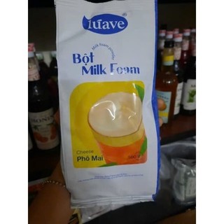 Bột Foam Phô Mai LÚAVE - Túi 500g - Tạo Lớp Kem Mặn Ngọt Cân Bằng, Mịn Mượt