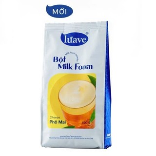 Bột Foam Phô Mai LÚAVE - Túi 500g - Tạo Lớp Kem Mặn Ngọt Cân Bằng, Mịn Mượt