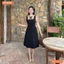 Đầm thiết kế BEMINE cổ sen giả yếm dáng chữ A phù hợp đi làm, đi chơi-MT10157