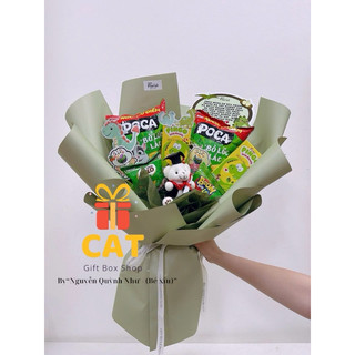 [COMBO HOA SNACK TỐT NGHIỆP] – Bó Hoa Quà Tặng Tốt Nghiệp / Sinh Nhật / Gấu Bông Decor Kẹo Bim Bim Đáng Yêu