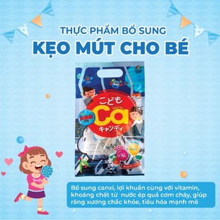 Kẹo Mút Riken Bổ Sung Canxi Và DHA Cho Bé Từ 1 Tuổi Yuwa Nhật Bản (10 Que/Gói)