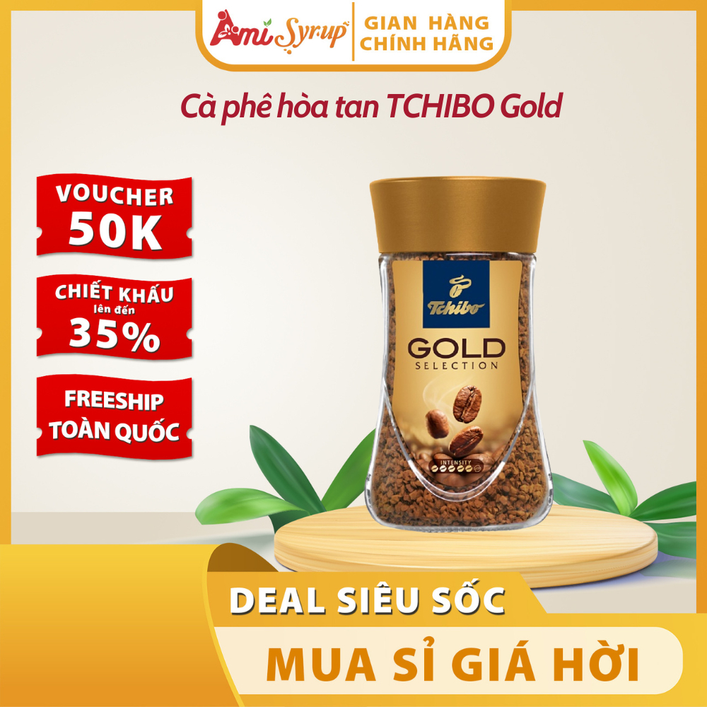 Cà phê hòa tan TCHIBO Gold hương vị đậm đà, tinh tế