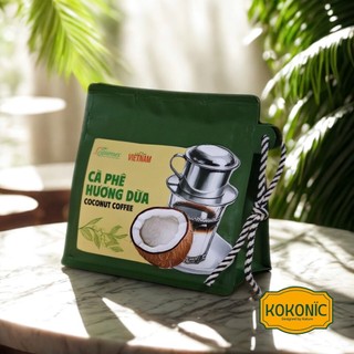 Cà Phê Dừa Légumes 200g – Vietnam Coconut Coffee, Cà Phê Rang Mộc & Dừa Thơm Béo, Không Phẩm Màu