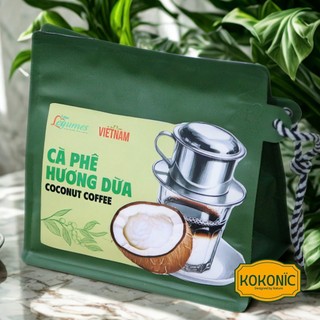 Cà Phê Dừa Légumes 200g – Vietnam Coconut Coffee, Cà Phê Rang Mộc & Dừa Thơm Béo, Không Phẩm Màu