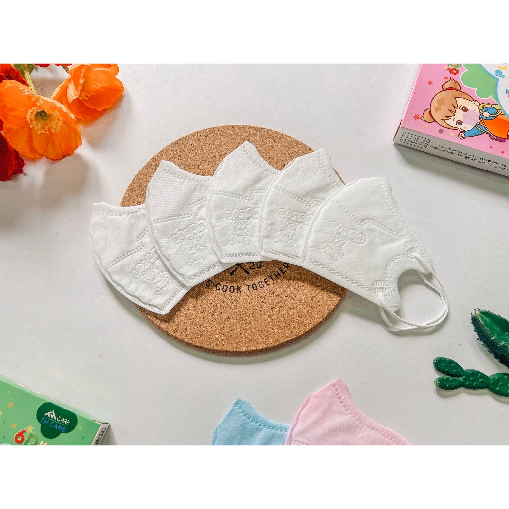 Combo 100 cái Khẩu Trang Trẻ Em 6D WINER 3 Lớp Bé 0-4 Tuổi