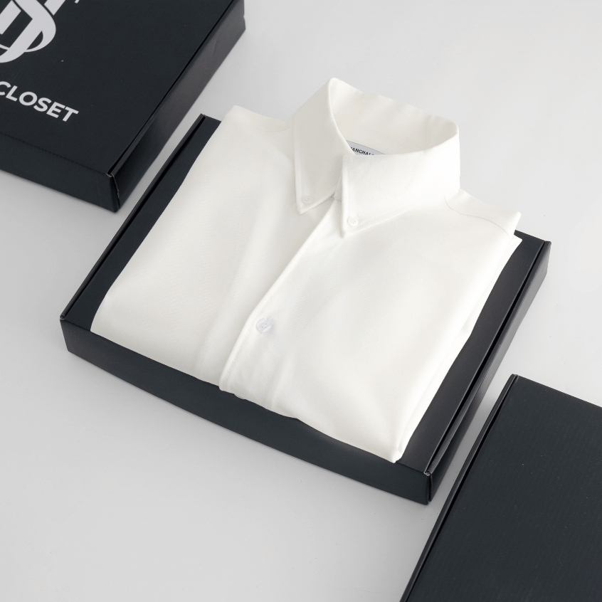 Áo Sơ Mi BUTTON DOWN chất vải Lụa Trơn thời thượng, chuẩn Form, lịch lãm - SHINGHAI