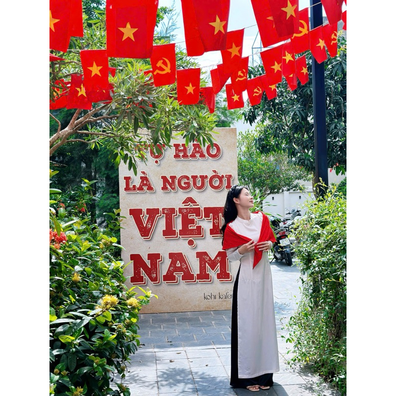Khăn cờ đỏ sao vàng, khăn cờ tổ quốc, Khăn cờ Việt Nam. (03) ngôi sao nhũ ánh ( sỉ 10c người lớn, hộp 10c trẻ em)