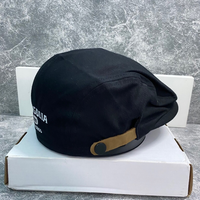 MŨ BERET NAM NỮ  MANG ĐƯỢC 2 KIỂU TRƯỚC SAU ĐIỀU ĐẸP— NÓN KAKI COTTON PHỐI THÊU CHỮ SỐ MẶT SAU CỰC ĐẸP