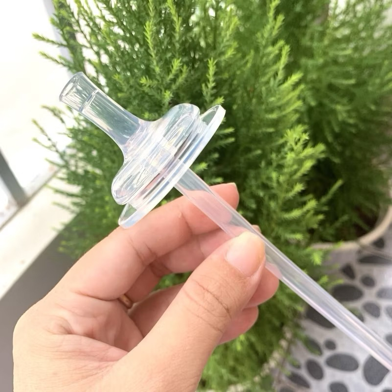Ống tập hút chống sặc/ bộ chuyển đổi  moymum , pigoen, Hegnen, avetn, Hallysen … và tất cả các dòng bình sữa cổ rộng.