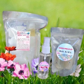 Combo 3 món nước giặt 10 lít + xả vải 10 lít + xịt thơm quần áo 50ml