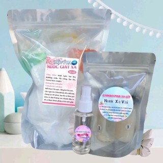 Combo 3 món nước giặt 10 lít + xả vải 10 lít + xịt thơm quần áo 50ml