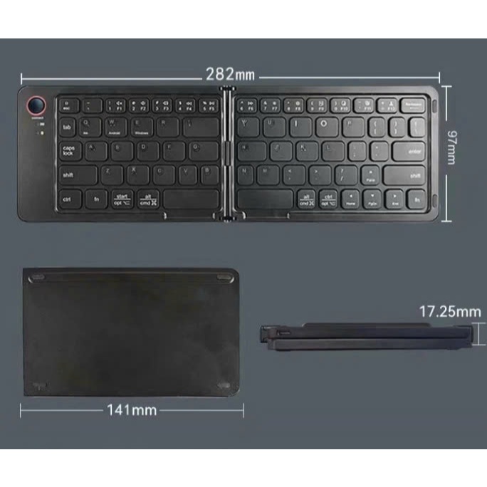 BÀN PHÍM GẬP BLUETOOTH MINI B023 – NHỎ GỌN, LINH HOẠT, CHUYÊN NGHIỆP