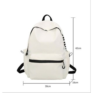 Balo đi học đầy đủ phụ kiện FREESHIP Ba lô ulzzang chống nước B12 Nam Nữ Hàn Quốc