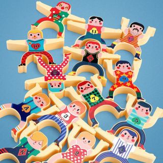 Đồ chơi xếp hình thăng bằng thông minh nhiều màu sắc cho bé HT Toys