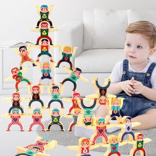 Đồ chơi xếp hình thăng bằng thông minh nhiều màu sắc cho bé HT Toys