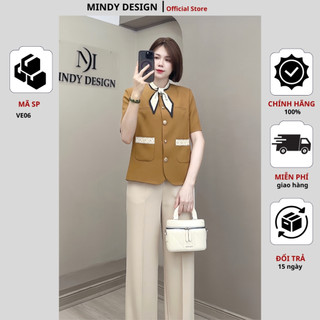 VE06 - Áo khoác cổ tròn - Thiết kế cao cấp MindyDesign