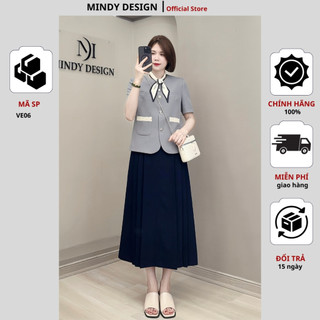 VE06 - Áo khoác cổ tròn - Thiết kế cao cấp MindyDesign
