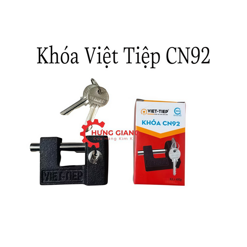 Ổ Khoá Việt Tiệp Cầu Ngang CN92, Khoá Việt Tiệp Chính Hãng