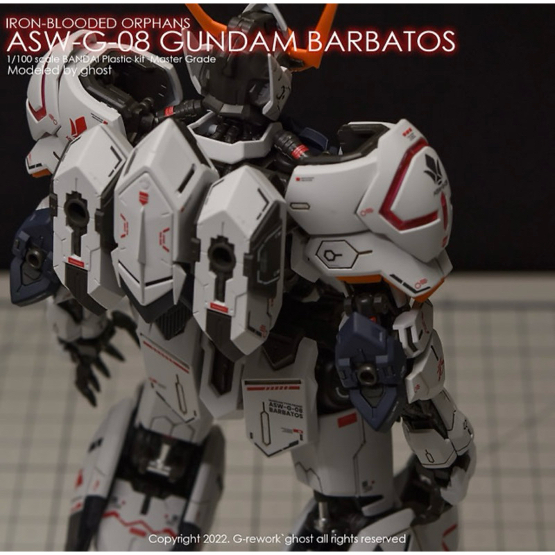 [Ghost/G-rework] Decal/Đề can nước mô hình MG Barbatos | Shopee Việt Nam