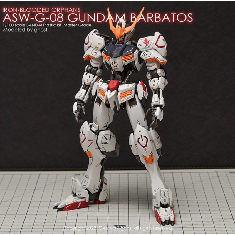 [Ghost/G-rework] Decal/Đề can nước mô hình MG Barbatos | Shopee Việt Nam