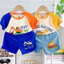 MS60 Bộ Thun Lạnh Cộc Tay Cho Bé 6 -16kg, Thun Lạnh Phối Màu Đẹp, mềm, mát,co giãn tốt